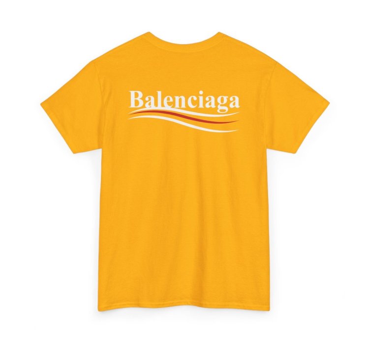 Balenciaga Election Campaign Shirt Gold Made In Usa S To 5xl