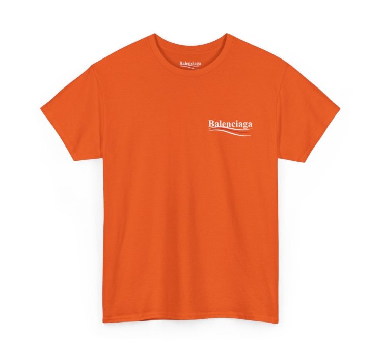 Balenciaga Election Campaign Shirt Orange Made In Usa S To 5xl