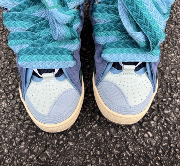 Blue Green Curb Sneakers
