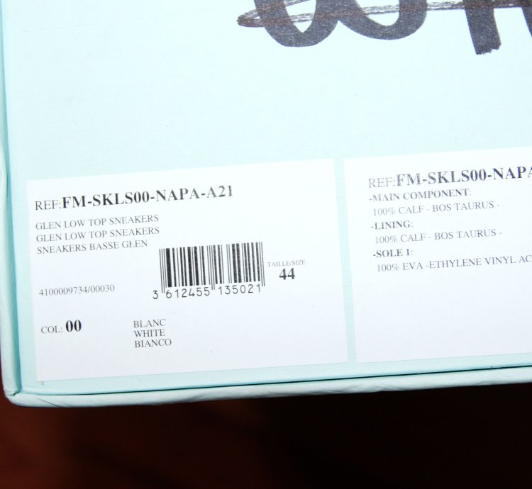 Bnwt Aw21 Lanvin Glen Low Top Sneakers 44