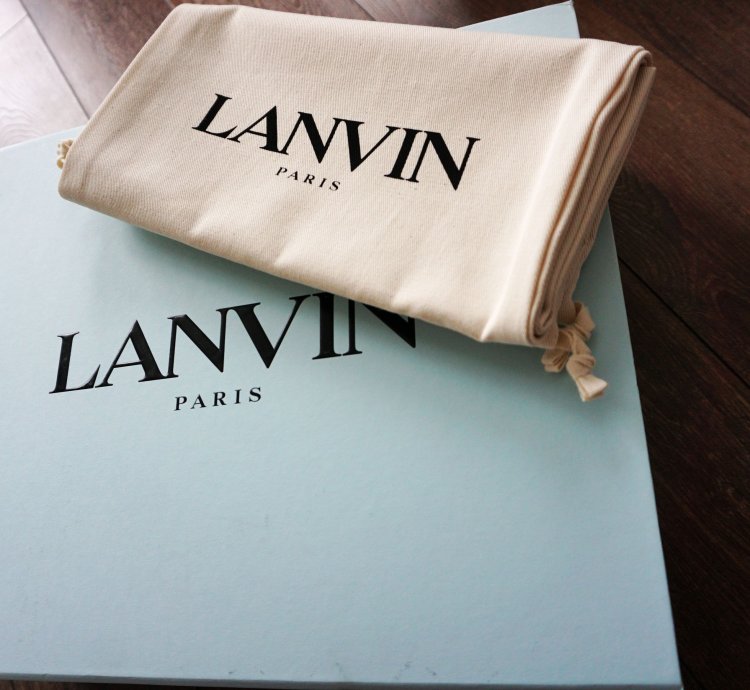 Bnwt Aw22 Lanvin Blue Curb Sneakers 40