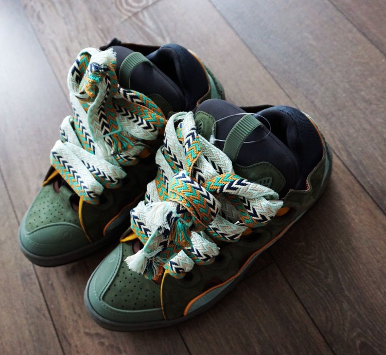 Bnwt Aw22 Lanvin Sage Curb Sneakers 43