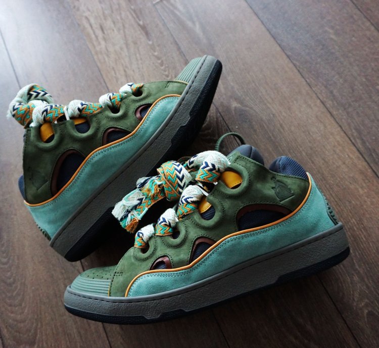 Bnwt Aw22 Lanvin Sage Curb Sneakers 43