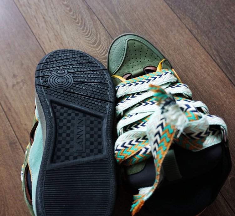 Bnwt Aw22 Lanvin Sage Curb Sneakers 43