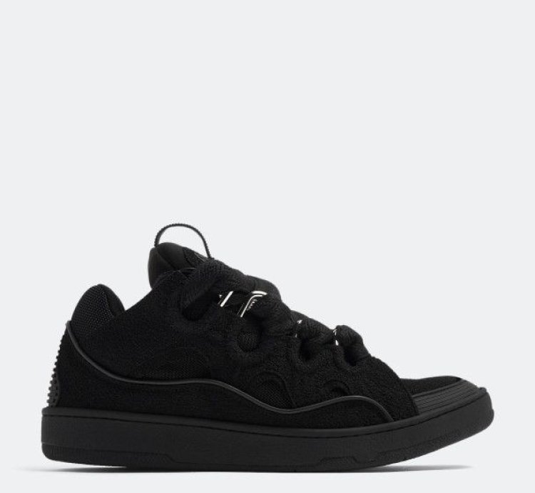 Bnwt Aw23 Lanvin Curb Sneakers Black 40