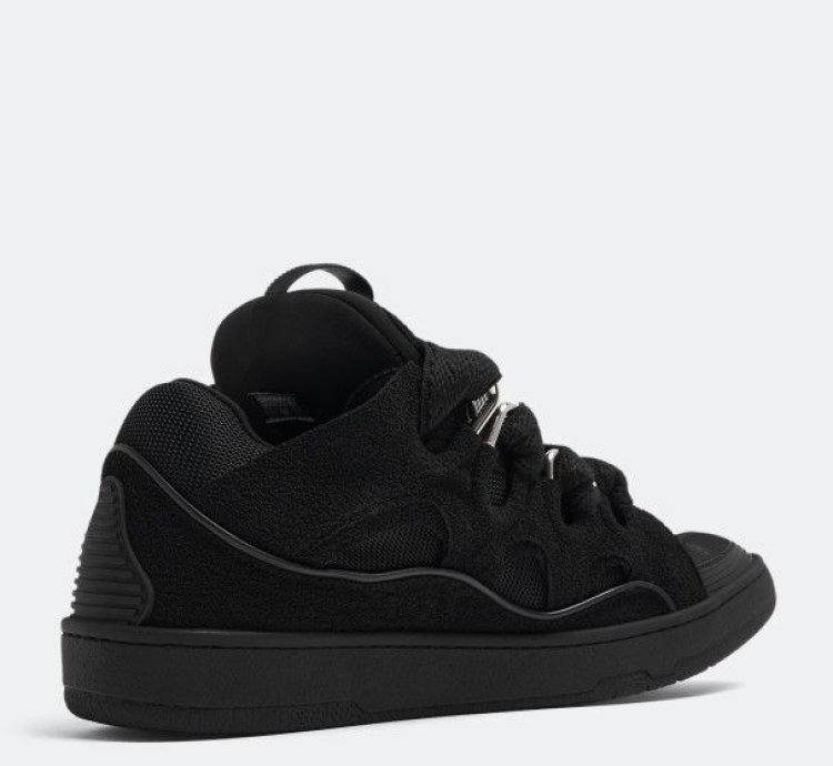 Bnwt Aw23 Lanvin Curb Sneakers Black 40