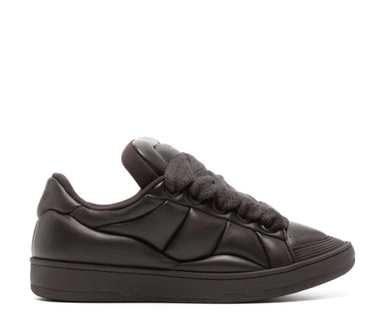 Bnwt Aw23 Lanvin Curb Xl Low Top Sneakers Cacao 43
