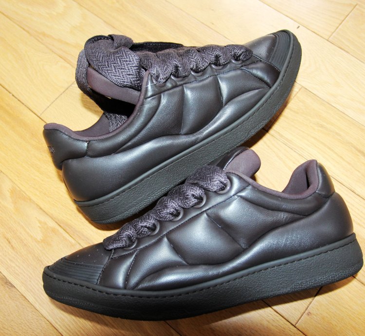 Bnwt Aw23 Lanvin Curb Xl Low Top Sneakers Cacao 43