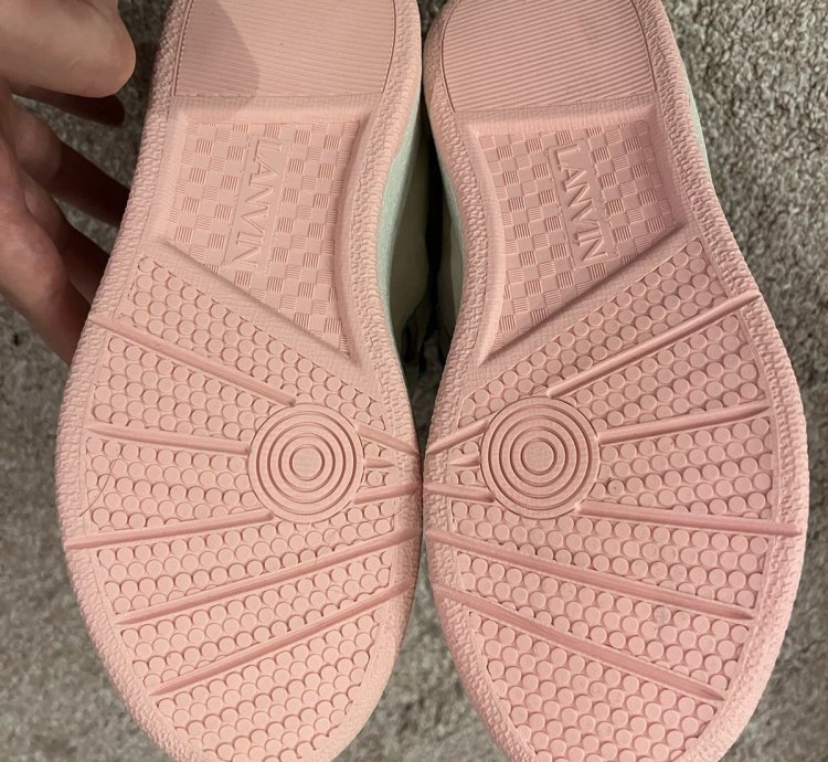 Bnwt Ss22 Lanvin Curb Lace Up Sneakers 37