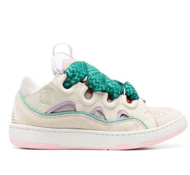 Bnwt Ss22 Lanvin Curb Lace Up Sneakers 39