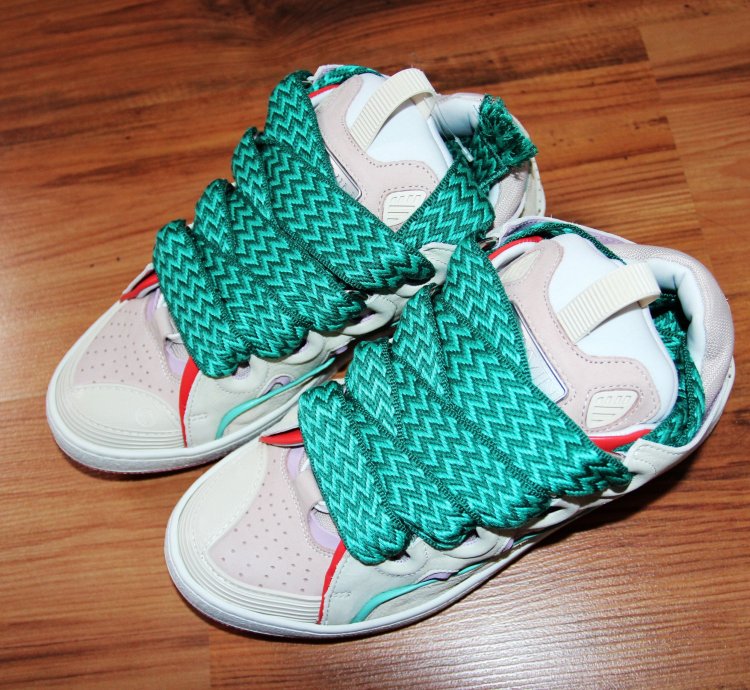 Bnwt Ss22 Lanvin Curb Lace Up Sneakers 39