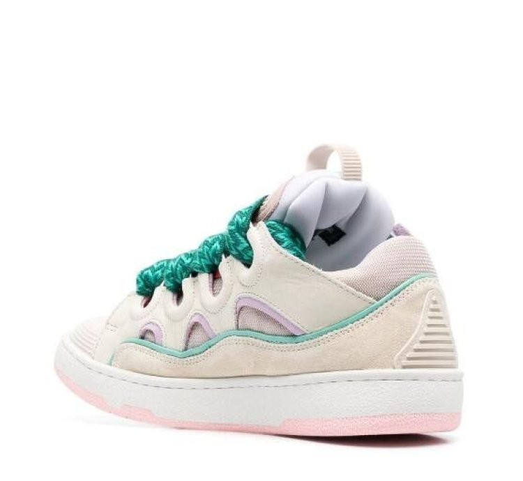 Bnwt Ss22 Lanvin Curb Lace Up Sneakers 39