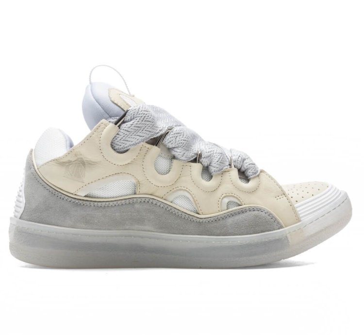 Bnwt Ss23 Lanvin Curb Sneakers Beige 41