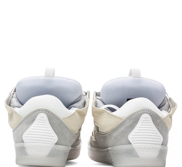 Bnwt Ss23 Lanvin Curb Sneakers Beige 41