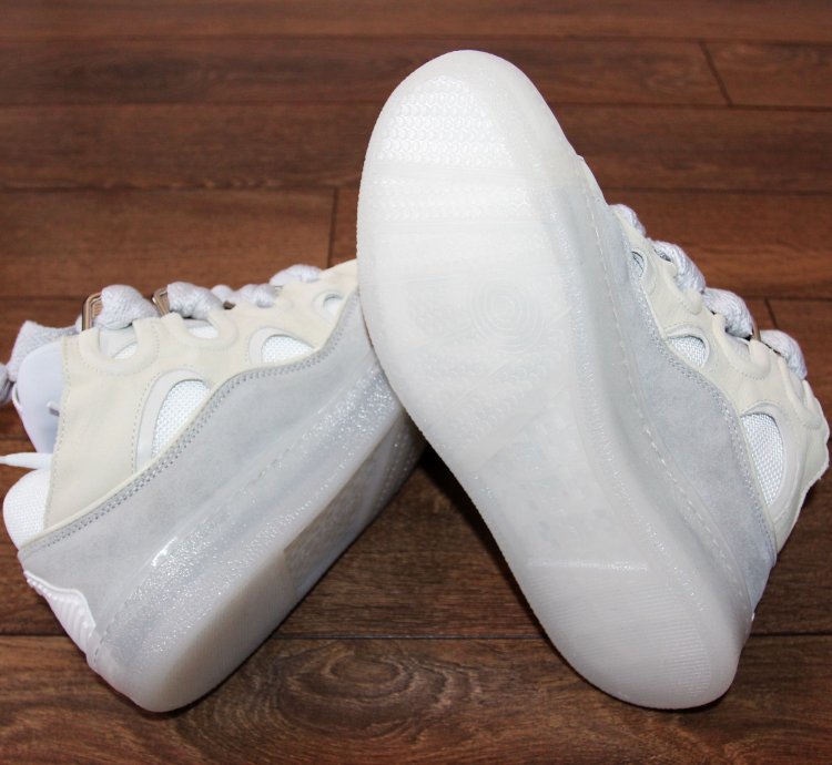 Bnwt Ss23 Lanvin Curb Sneakers Beige 42