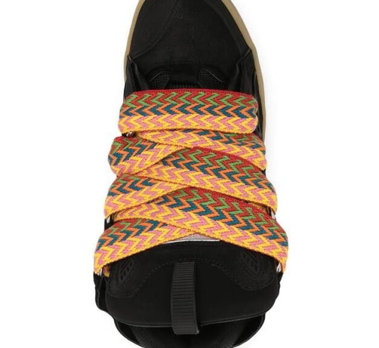 Bnwt Ss23 Lanvin Curb Sneakers Black 41