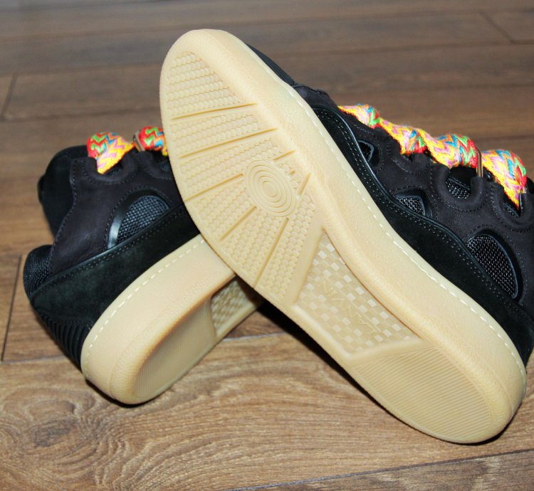 Bnwt Ss23 Lanvin Curb Sneakers Black 41