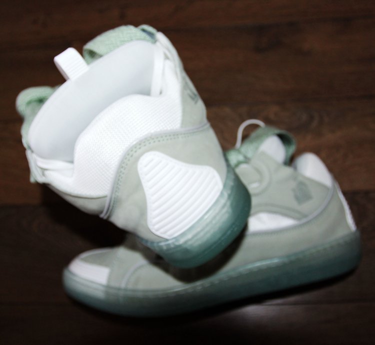Bnwt Ss23 Lanvin Curb Sneakers Sage 44