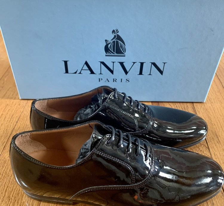 Brand New - Lanvin Patent Leather Oxfords