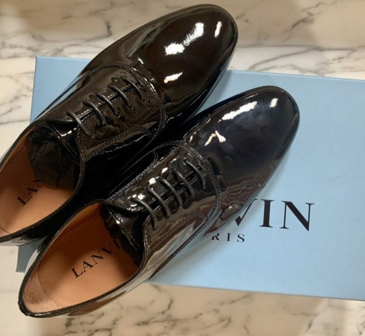 Brand New - Lanvin Patent Leather Oxfords