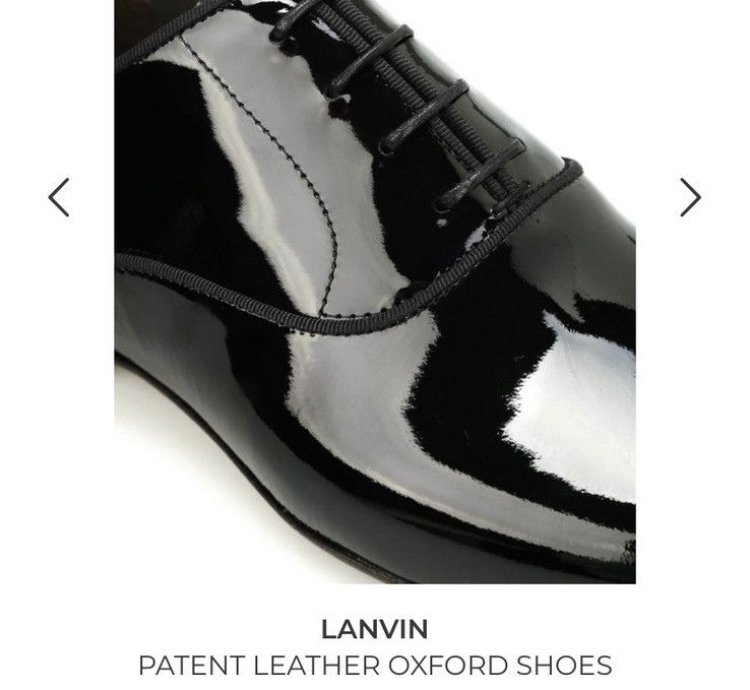 Brand New - Lanvin Patent Leather Oxfords