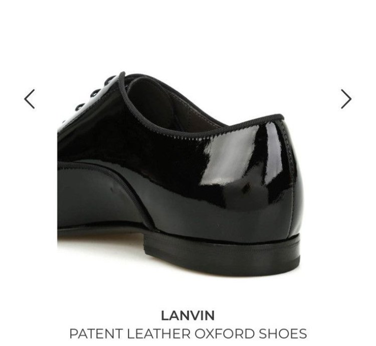 Brand New - Lanvin Patent Leather Oxfords