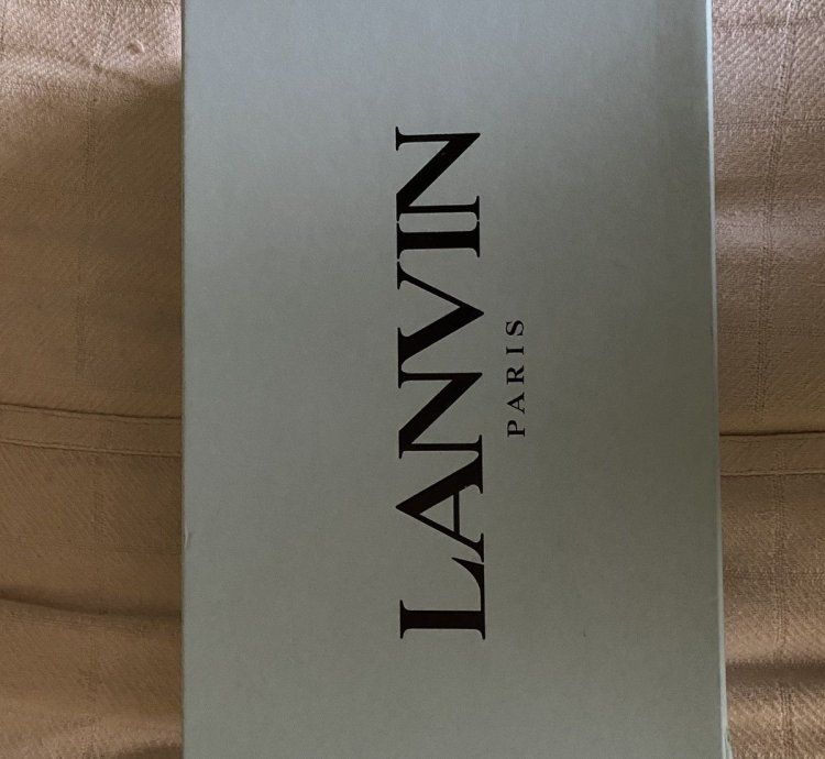 Brand New Lanvin Clay Low Top Sneakers Black White