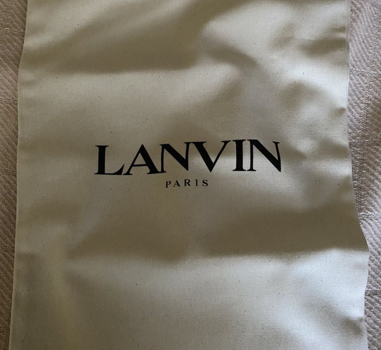 Brand New Lanvin Clay Low Top Sneakers Black White