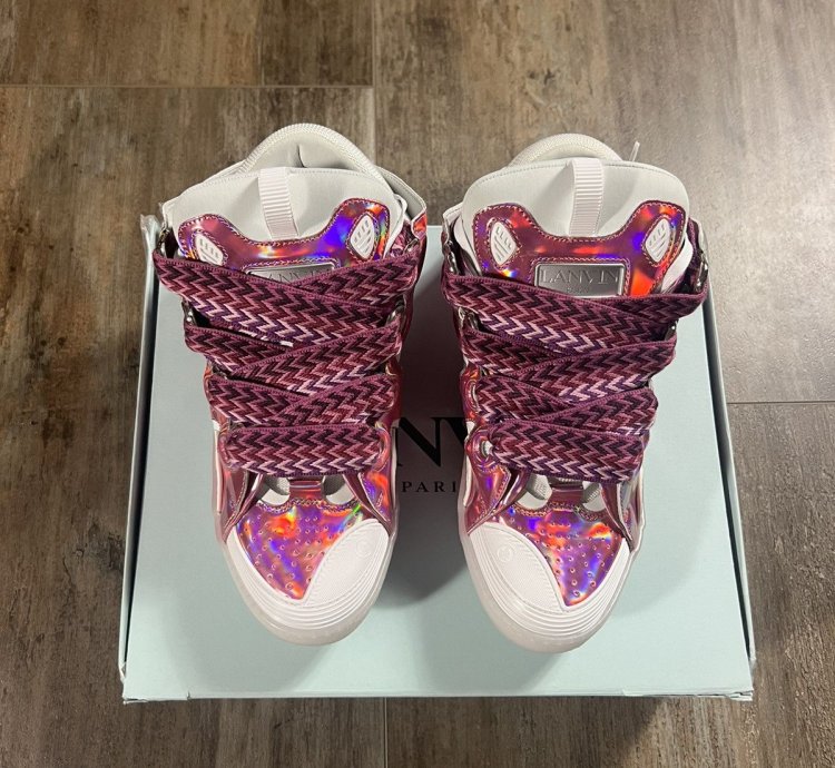 Brand New Lanvin Curb Sneaker Pink