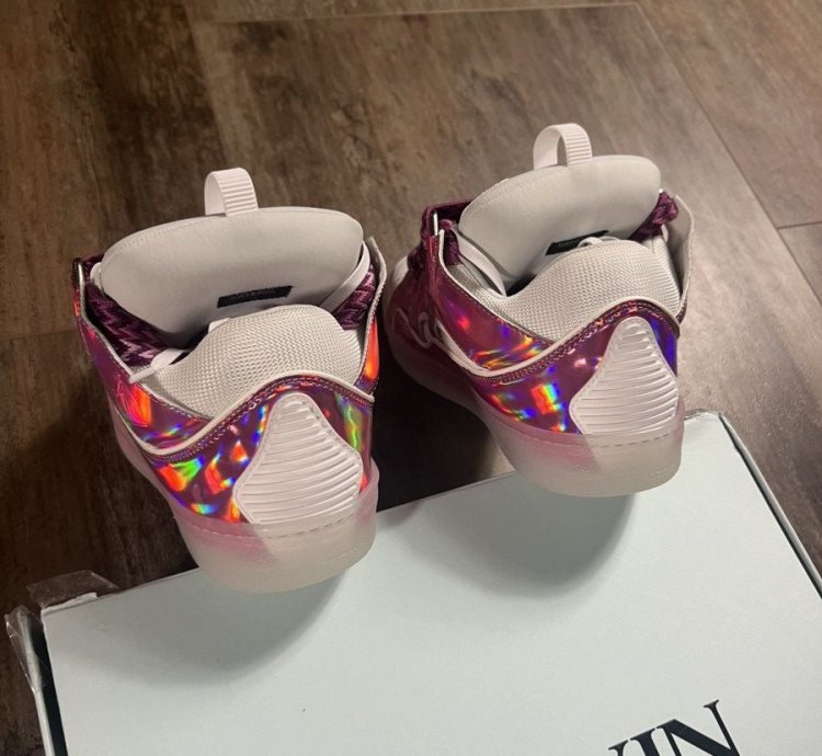 Brand New Lanvin Curb Sneaker Pink