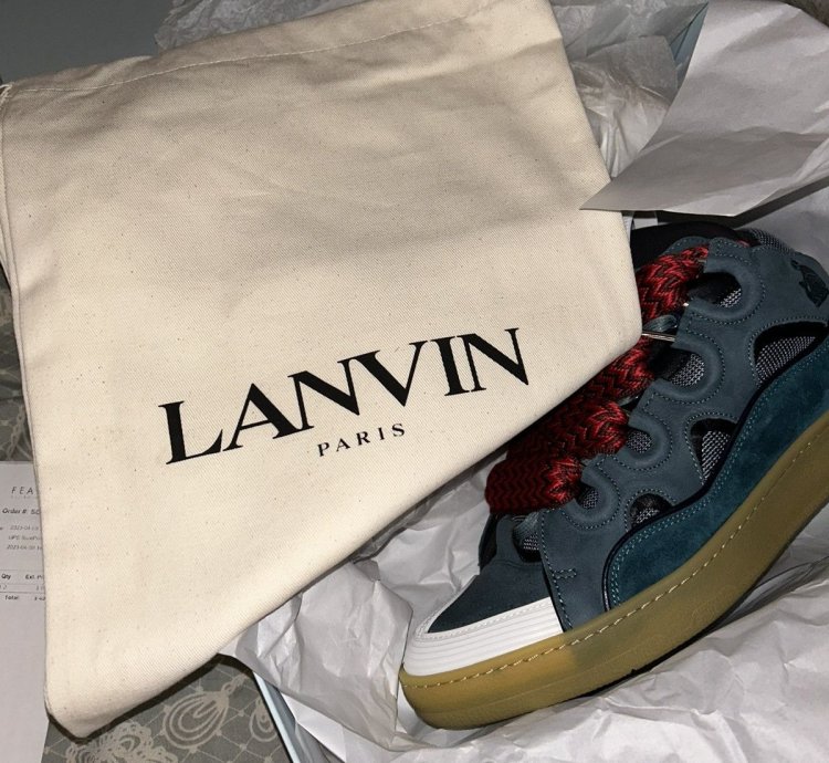 Brand New Lanvin Skate Sneakers Sz45 12us