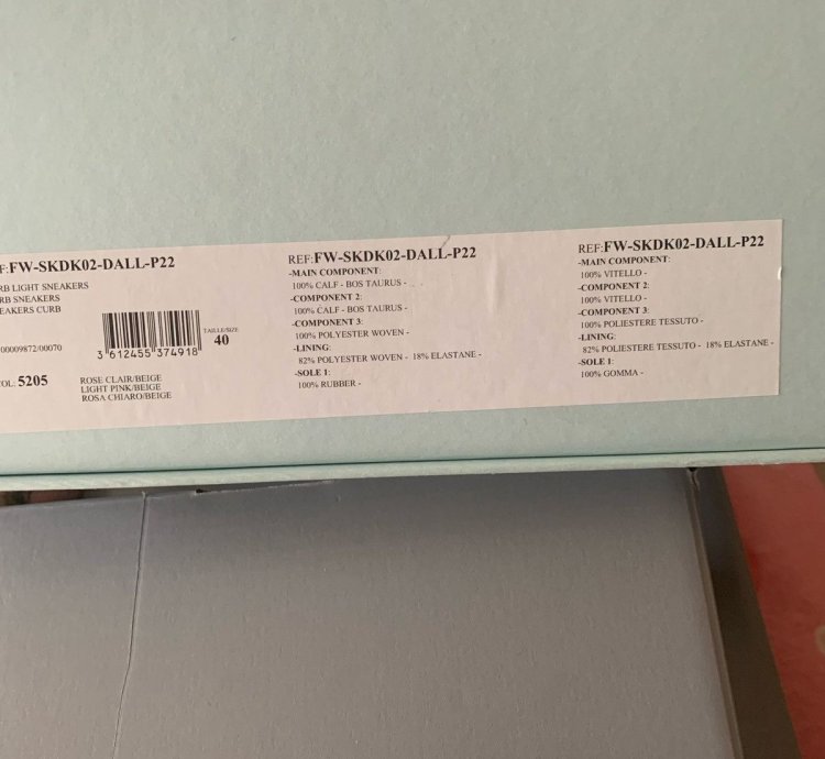Brandnew Lanvin White Pink Turquoise Curb Sneaker Sz 40