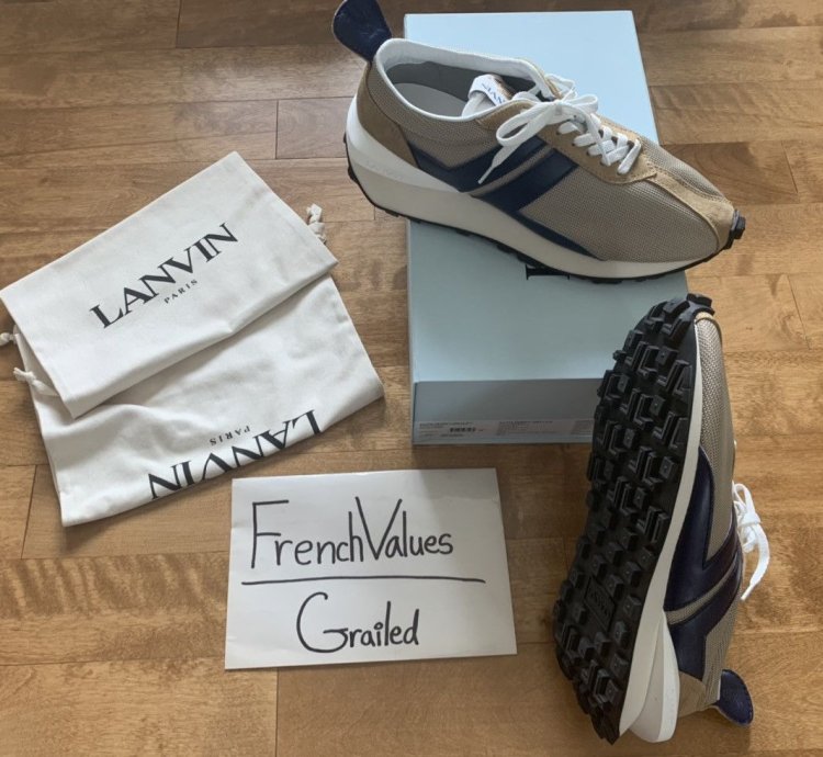 Bumper Mesh Leather Sneaker