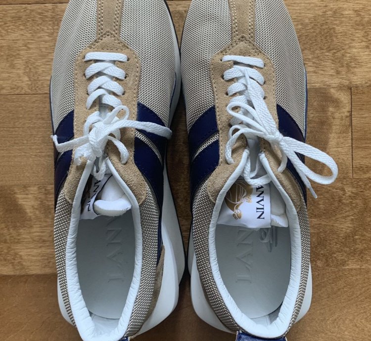 Bumper Mesh Leather Sneaker