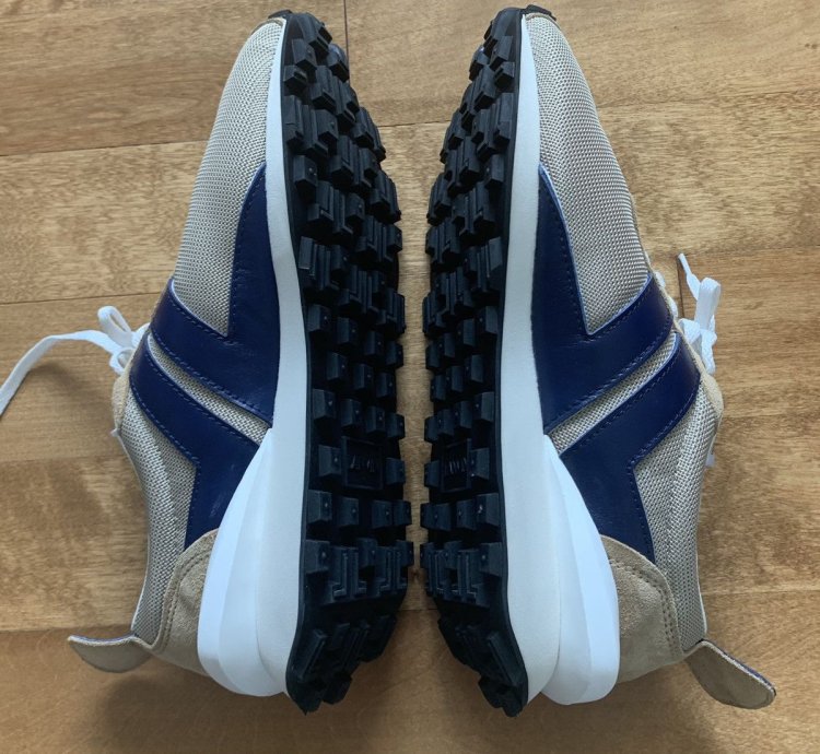 Bumper Mesh Leather Sneaker