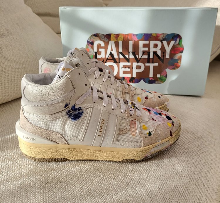 Clay High Top Leather Sneakers Eu40