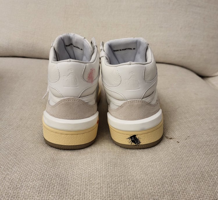 Clay High Top Leather Sneakers Eu40