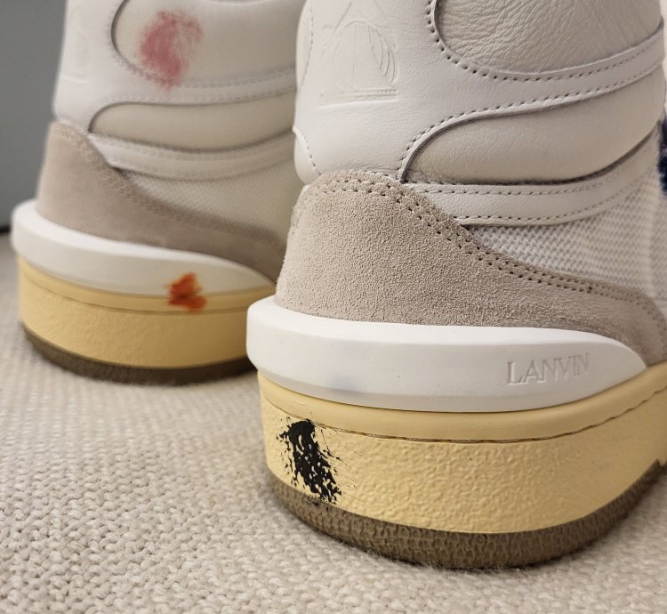 Clay High Top Leather Sneakers Eu40