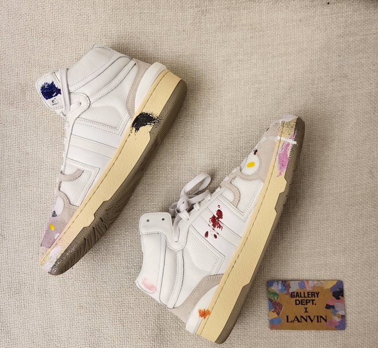 Clay High Top Leather Sneakers Eu40
