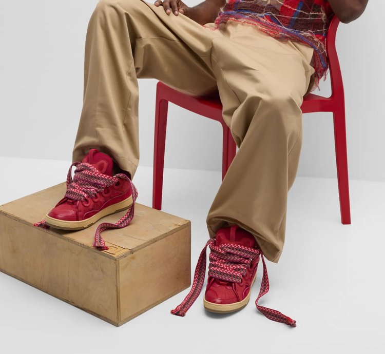 Curb Chunky Low-top Sneakers In Watermelon