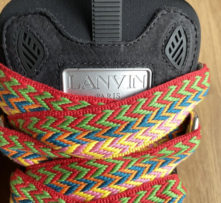 Ds Sold Out Lanvin Curb Sneakers In Black