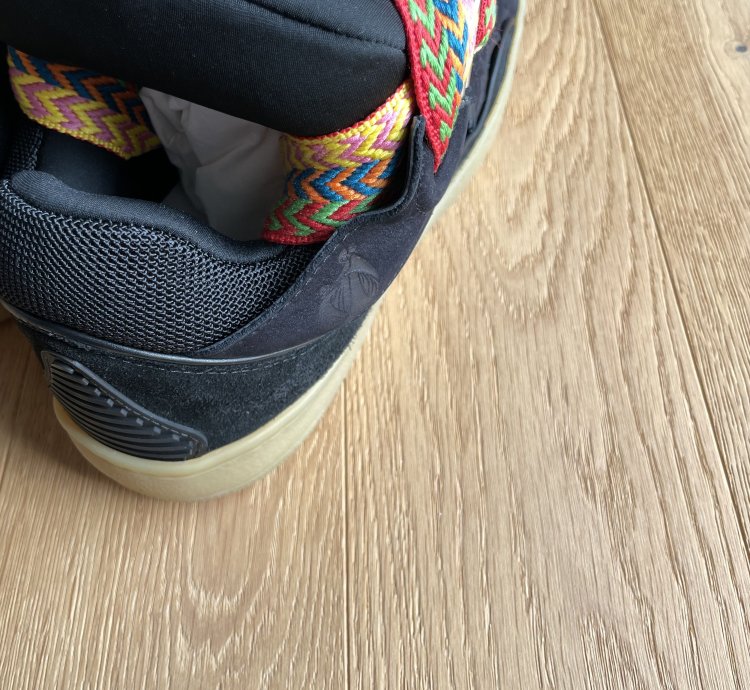 Ds Sold Out Lanvin Curb Sneakers In Black