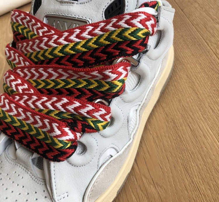 Ds Sold Out Lanvin Curb Sneakers In White