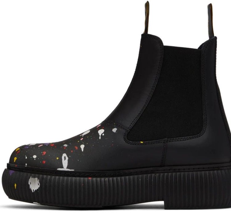 Eu41 Arpege Artist Paint Slip On Chelsea Ankle Boot Ss22