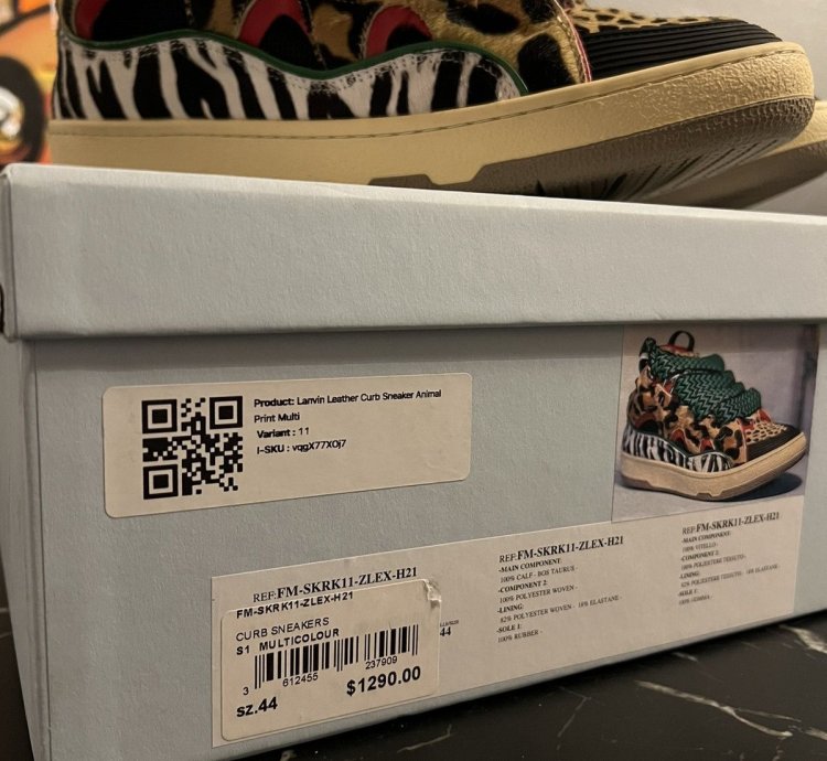 Final Drop Animal Curb Sneakers Sz 11