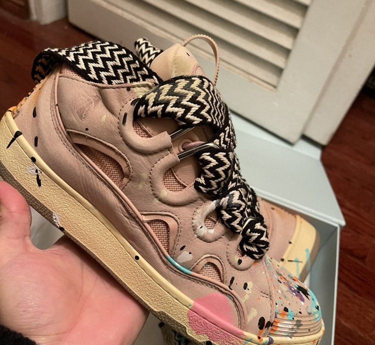 Gallery Dept Lanvin Curb Sneaker Pink Size 42 Euro 8 5 Men