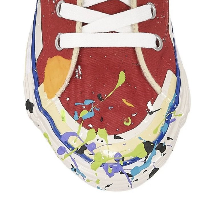 Gallery Dept Lanvin Paint Splatter Melted Sneaker