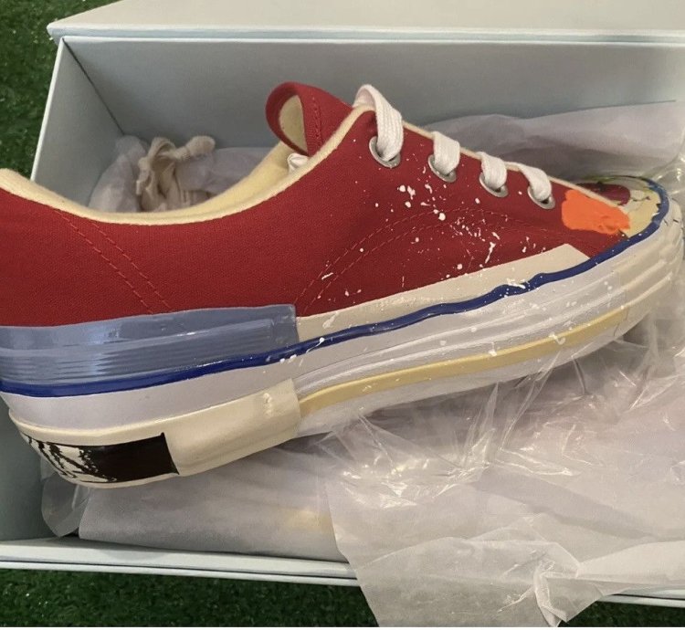 Gallery Dept Lanvin Paint Splatter Melted Sneaker