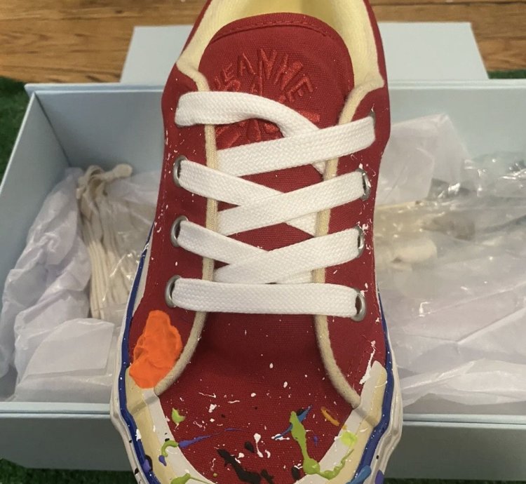 Gallery Dept Lanvin Paint Splatter Melted Sneaker