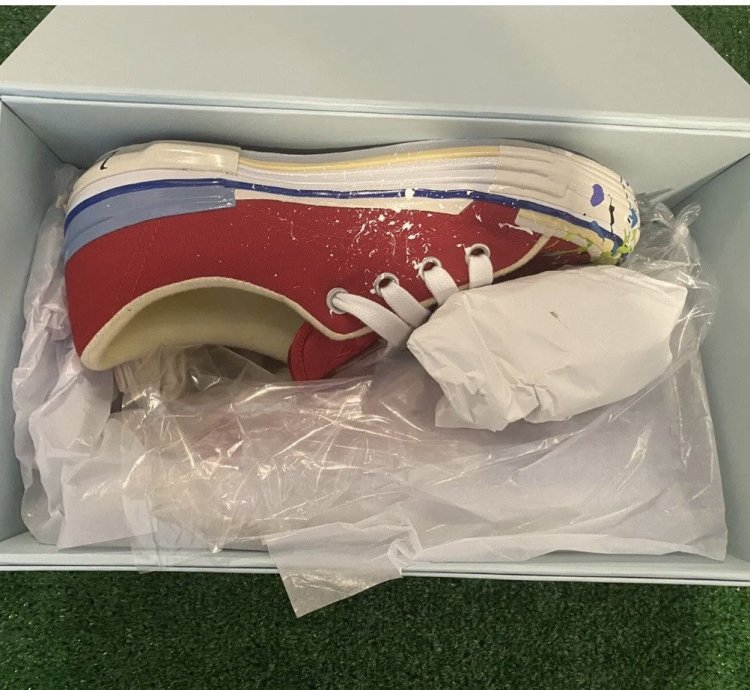 Gallery Dept Lanvin Paint Splatter Melted Sneaker